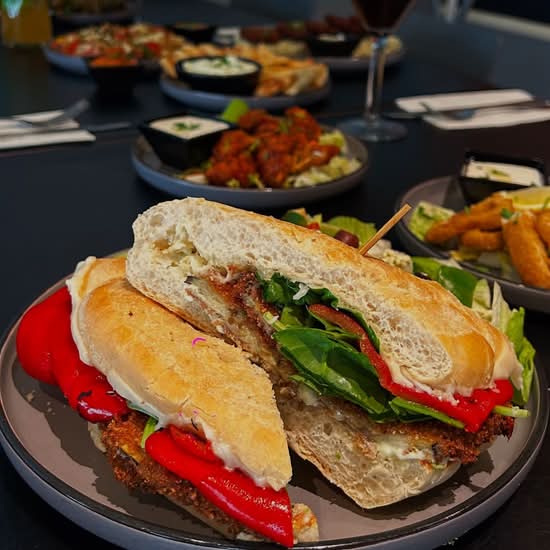Eggplant Parm Sandwich