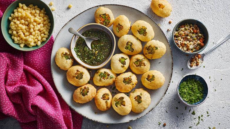 Pani puri (8 pieces)