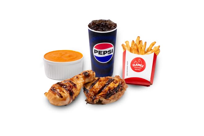 Grilled Chicken Combo (2 pcs)