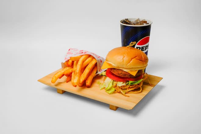 Veggie Garden Burger Meal