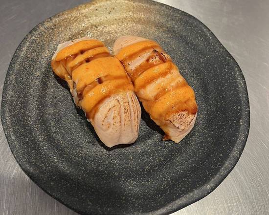 ABURI Salmon sushi ( 2 pcs )
