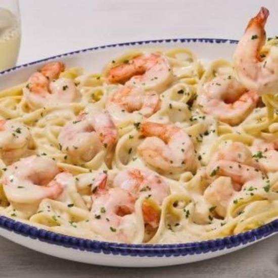 Shrimp Linguini Alfredo (full portion)