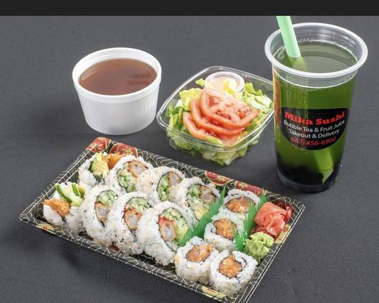 (PC4) Dynamite Roll (8pcs) & Spicy Salmon Roll (4pcs)