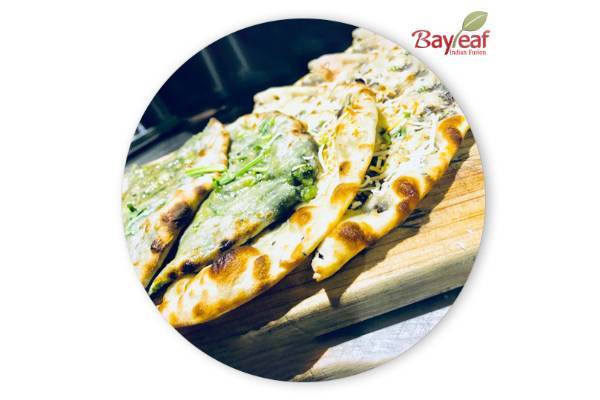 Cheese Spinach Naan