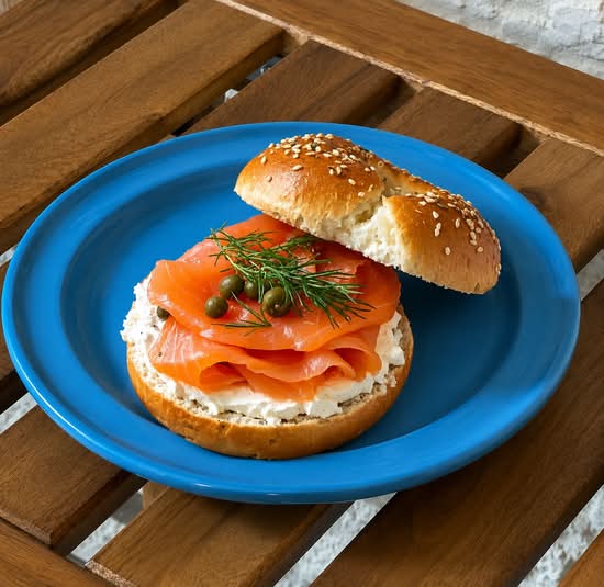 Bagel au Saumon Fumé / Smoked Salmon Bagel