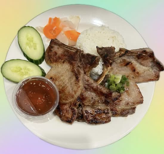 R2 Lemongrass Pork Chop On Rice