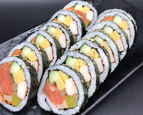 Smoked Salmon Kimbap