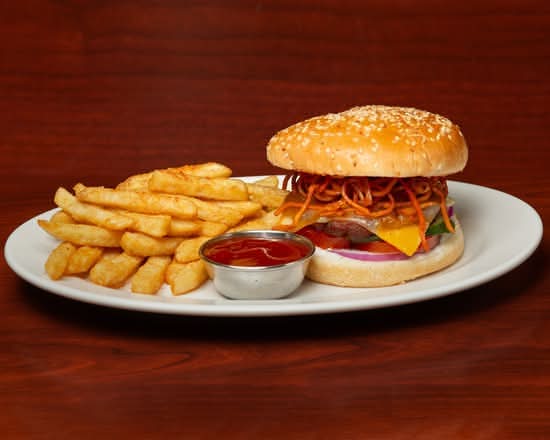 Veggie Burger with Fries