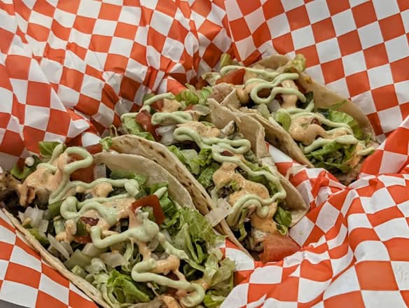 Grilled Chicken Caesar Taco