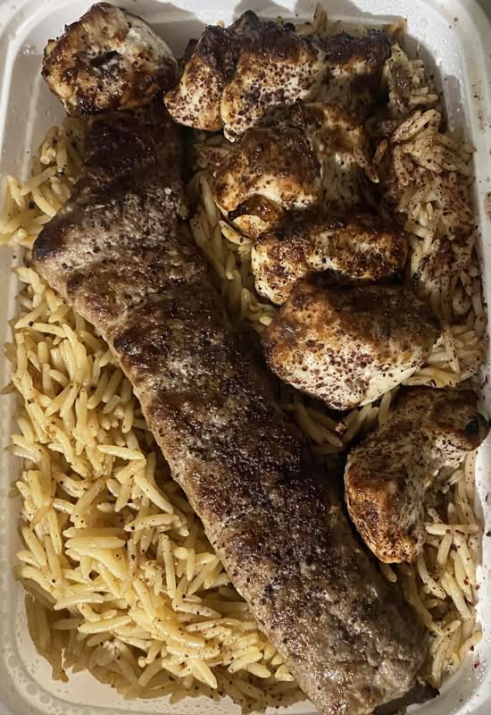 Chicken & Kofta Kabob Dinner