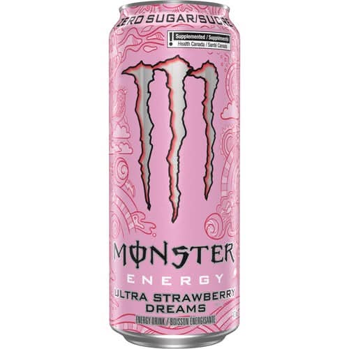 Monster Ultra Strawberry Dreams Zero Sugar (473 mL)