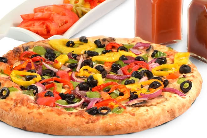 Single; 12" Medium Pizza 3 Toppings