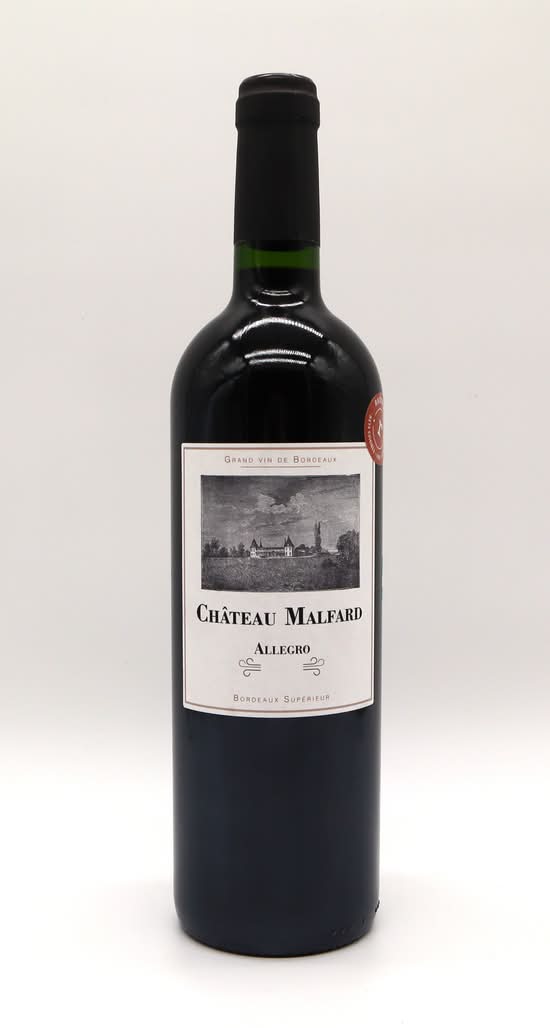 Bordeaux Supérieur, Château Malfard, France 2019