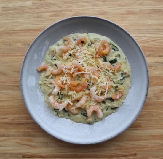 Risotto aux crevettes