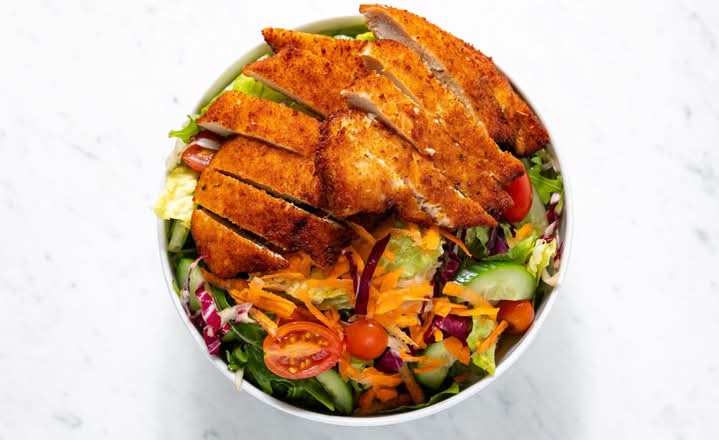 Salade Poulet Pané | Chicken Cutlet Salad