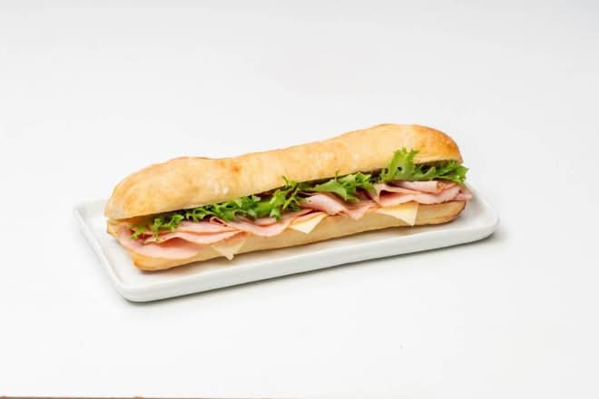 Ham & swiss cheese sandwich