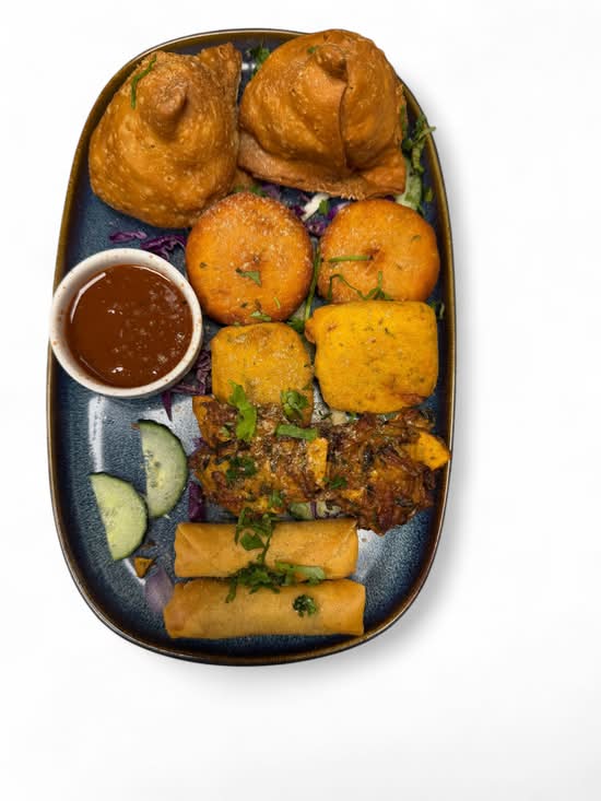 Veg Street Food Platter Mix 2pcs each