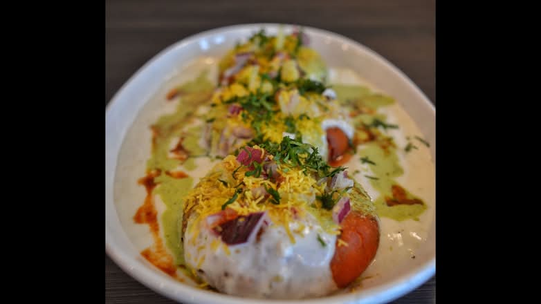 Channa tikki chaat