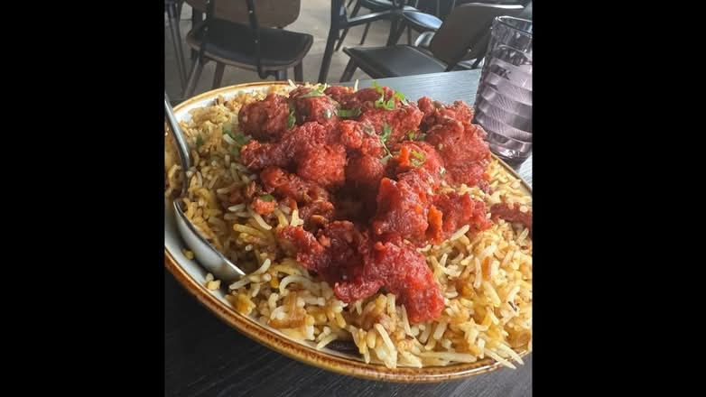 Ghee Roast Chicken Biryani
