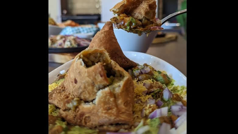 Sexy Samosa Chaat