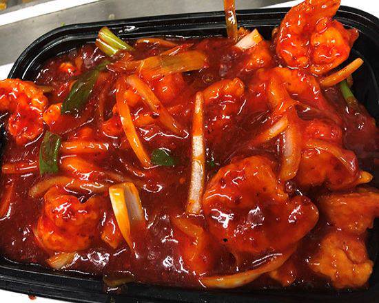 Szechuan Tiger Prawns