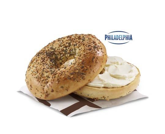 Everything Bagel with Regular Cream Cheese Product [380.0 Cals]