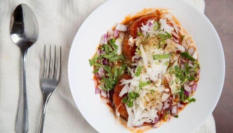 Tawa Tikki Chaat (2 Tikki)