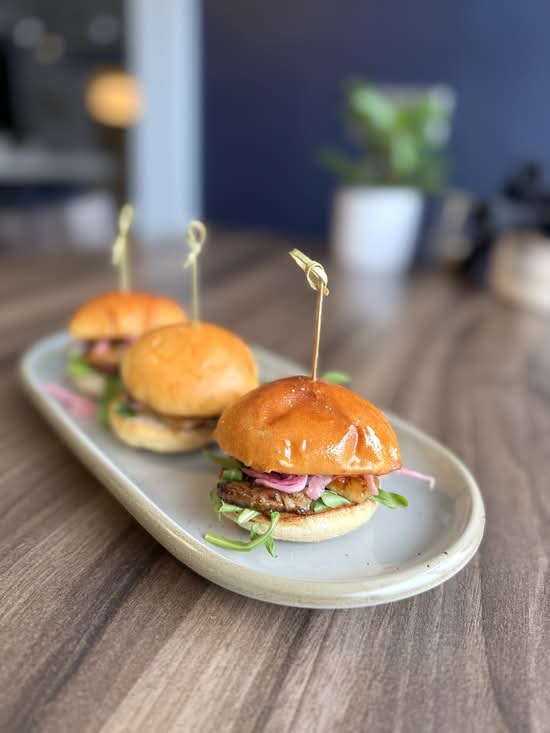 Sweet Glazed Pork Belly Sliders