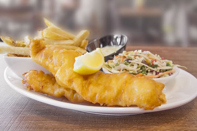 Beer-Battered Fish & Chips
