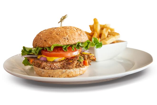 Ricky’s Signature Plant Based Veggie Burger