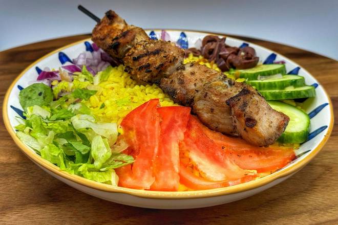 Pork Souvlaki/Gyro Bowl