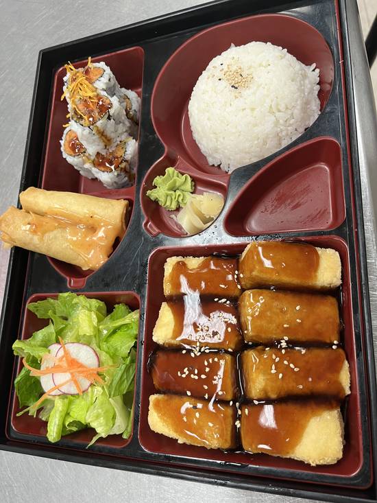 Vegetarian Tofu Teriyaki Bento