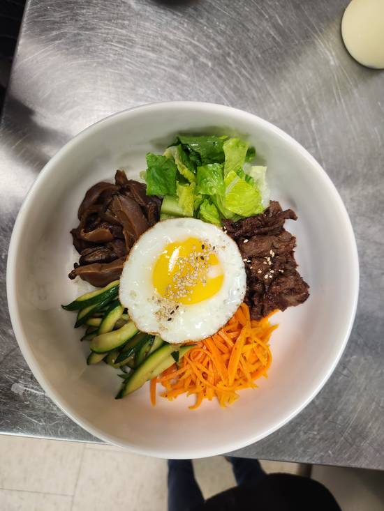 Beef Bibimbap with Egg