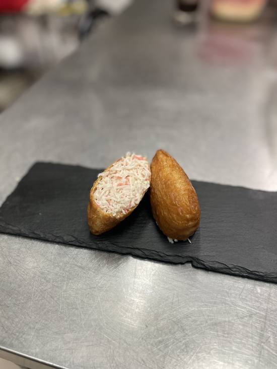Inari and Crab Meat Sushi (2 pcs)