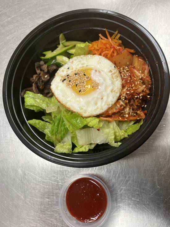 Kimchi Bibimbap with Egg