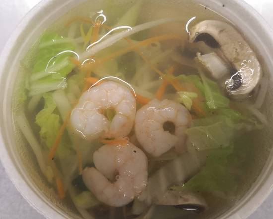 Shrimp with Vegetable Soup