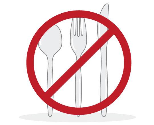 No Utensils