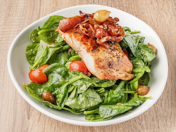 Maple Glazed Salmon Salad