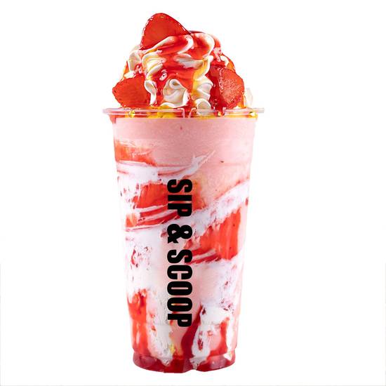 Strawberry Banana Milkshake
