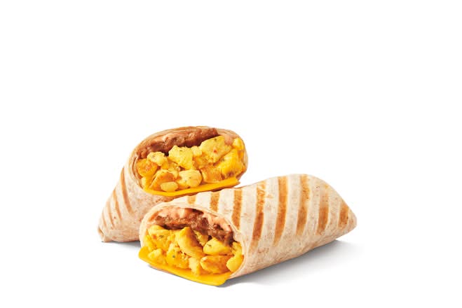 Wrap-matin classique avec saucisse
