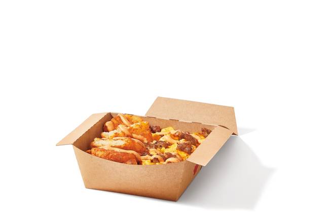 Boîte-délice carnivore aux œufs brouillés