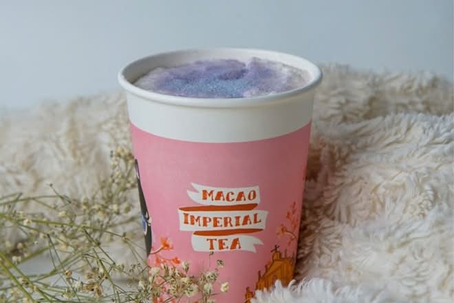 Hot Cream Cheese Taro