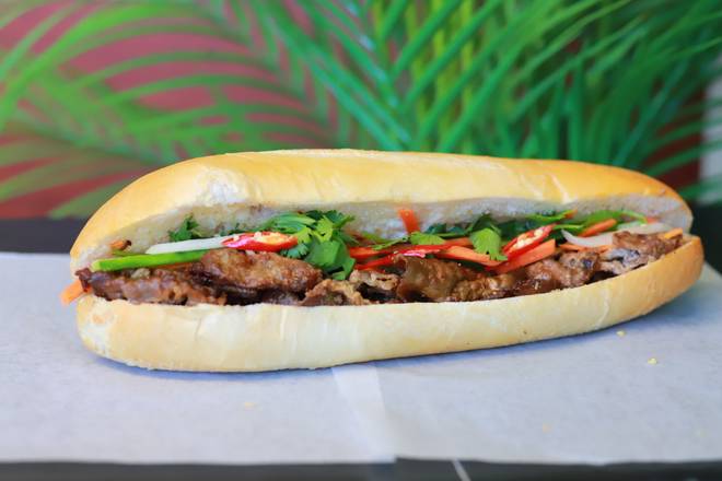 Grill Beef Sub (Bánh Mì Bò Nướng Sả)