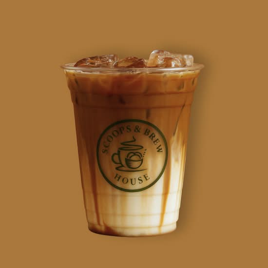 Iced Caramel Toffee Latte
