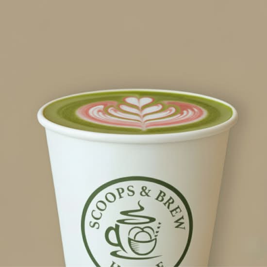 Strawberry Matcha Latte