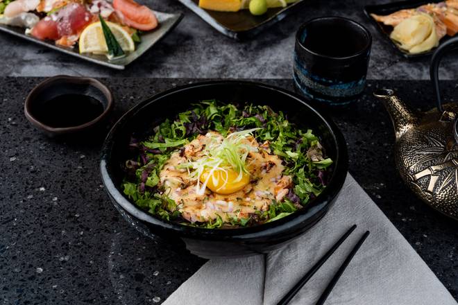 Aburi Salmon Donburi