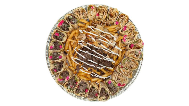 Mixed Shawarma Wrap Tray