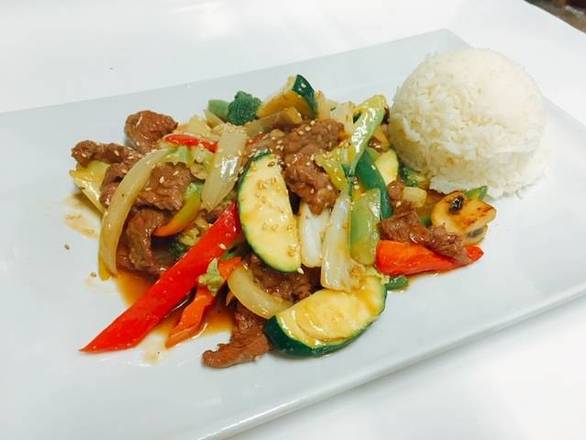 Bœuf sautés à la sauce d'arachides / Peanut Butter Beef