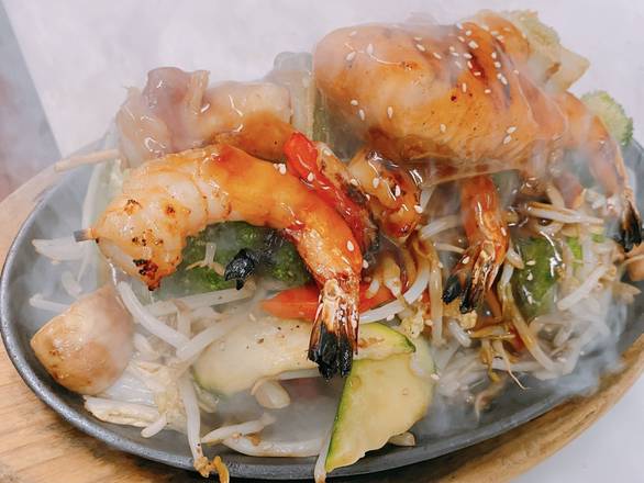 Crevettes sautées teriyaki / Teriyaki Grilled Shrimp