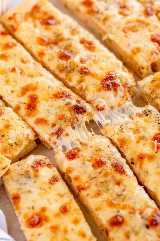 Honey garlic cheesey bread